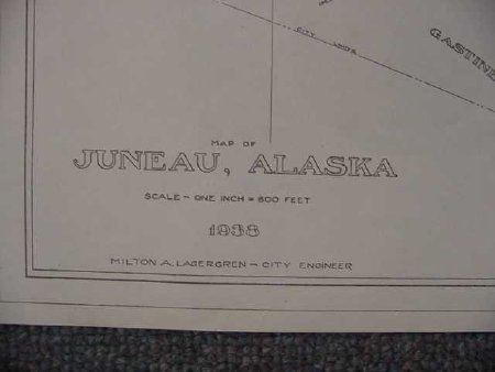 Copy of 1938 Juneau Alaska Map