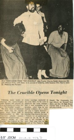 The Crucible - Harvey Golub, Eleanor Fritz, Kim Moore