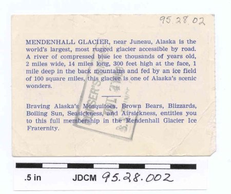 1958 Ticket, Gray Line Tour, M