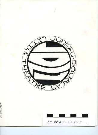 Juneau-Douglas Little Theatre Logo Contest 1996 White