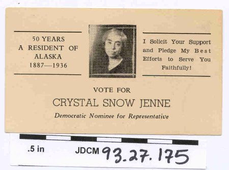 Crystal Snow Jenne of Democrat