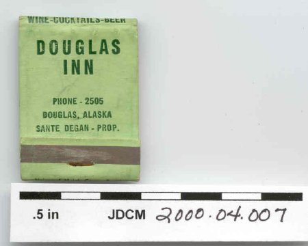 Green Douglas Inn Matchbook