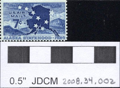 7 cent Alaska Statehood Stamp 1959