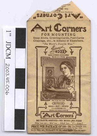 Packet of Black Photograph Corners