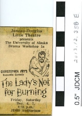 The Lady's Not for Burning ad