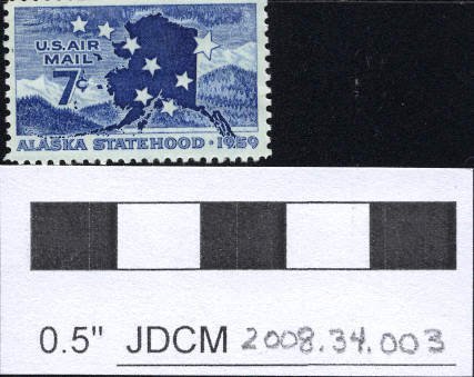 7 cent Alaska Statehood Stamp