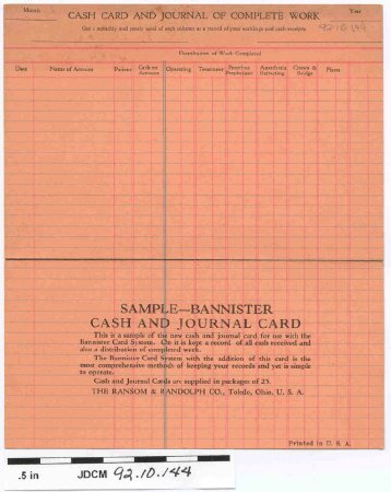 Dental Card