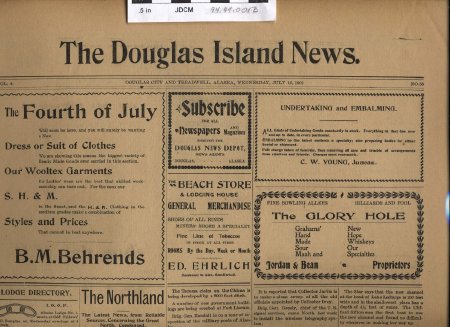 The Douglas Island News July 16, 1902