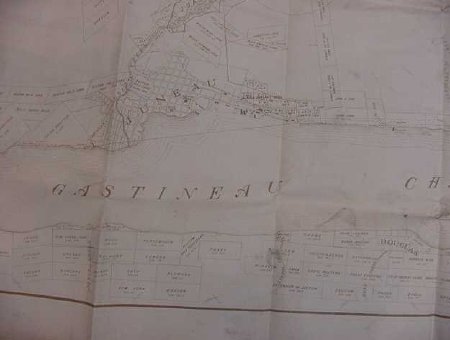 Large 1916 Map with property o