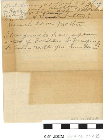 Zach Gordon wallet letter 1923