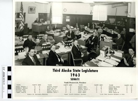 Third Alaska State Legislature 1963 Senate