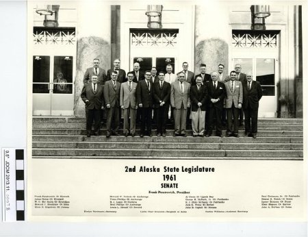 2nd Alaska State Legislature 1961 Senate