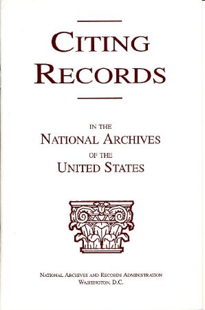 Citing Records in the National Archives