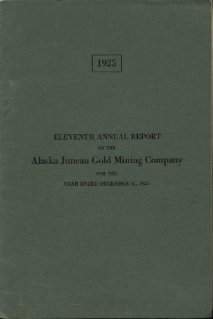 1925 AK Juneau Gold Mining Co.