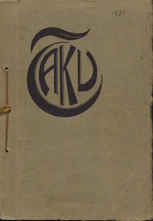 Yearbook Taku 1921