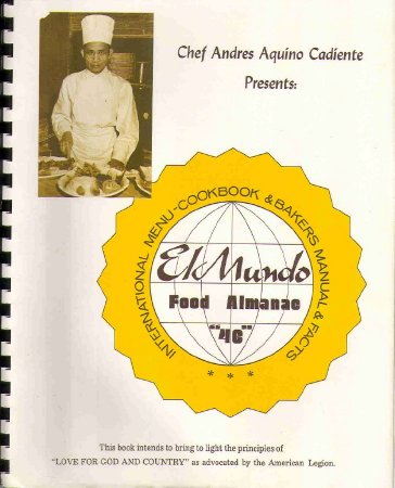 El Mundo Food Almanac cookbook by Cadiente