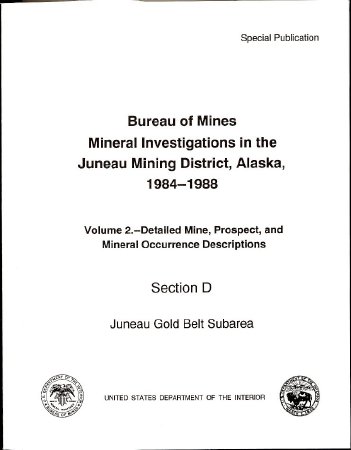 Mineral Investigations Vol 2 Sec. D