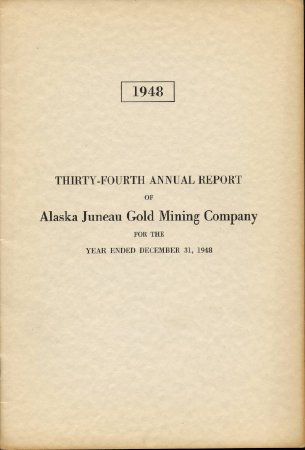 1948 AK Juneau Gold Mining Co.