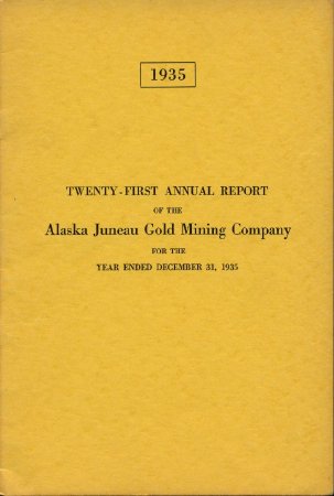 1935 AK Juneau Gold Mining Co.