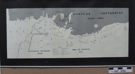 Map of Douglas 1914 Walking Tour