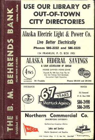 Juneau (Alaska) City Directory 1965
