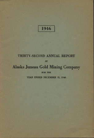 1946 AK Juneau Gold Mining Co.