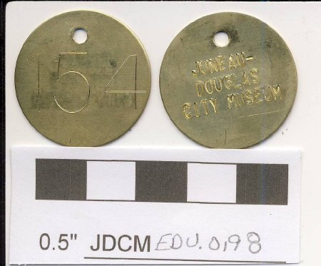 Juneau douglas City Museum numerical tags