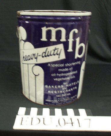 mfb shortening metal can