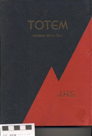Yearbook of Juneau High School -Totem 1934.