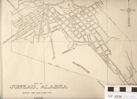 Juneau Alaska map 1938