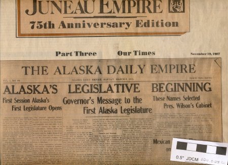 Juneau Empire 75th Anniversary Edition newspaper Part Three