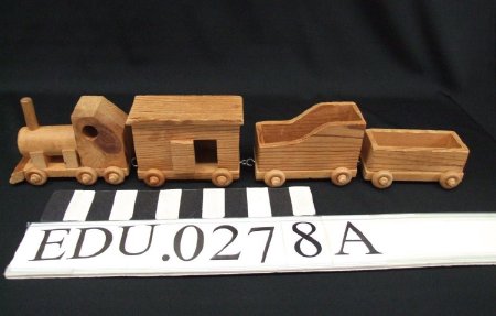 Model wood train