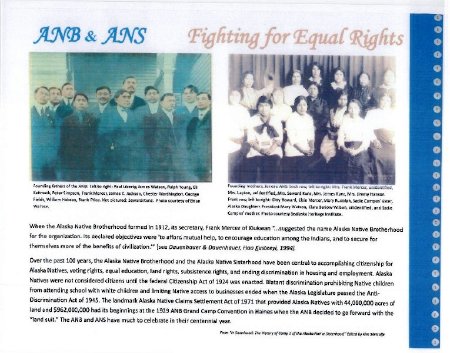 ANB Centennial: Fighting for Equal Rights