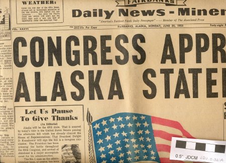 Fairbanks Daily News Miner - All Alaska Edition dated June 30, 1958