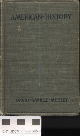 An American History by David Saville Muzzey