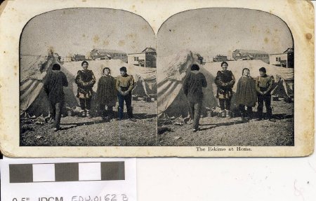 Stereoscopes view of Eskimos