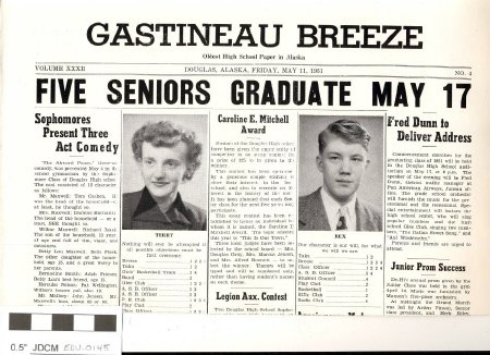 Gastineau Breeze, Douglas, Alaska, Friday, May 11, 1951