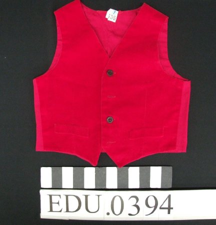 Child's red vest