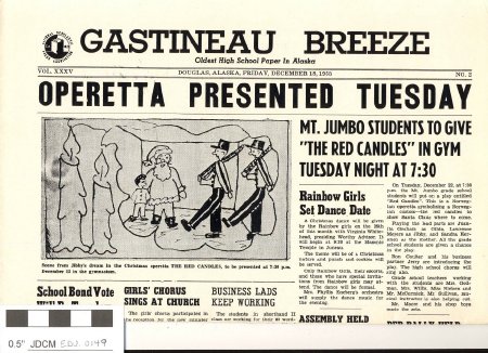 Gastineau Breeze, Douglas, Alaska, Friday, December 18, 1953